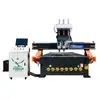 El fabricante suministra máquina de grabado 3D para madera de muebles, tablero de madera, tablero de PVC, acrílico totalmente automática CNC con cuchillo vibratorio
