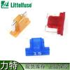 Fusible de coche original Littelfuse Lite 0891 fusible de clavija mini de perfil bajo pie plano 58V