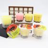 Chaveiro de Pudim de Ovo e Leite de Taiwan Simulação de Gelatina Lanche Changle Porta-Chaves Pudim de Pêssego com Retorno Lento