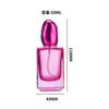 Botella de perfume de vidrio para hombre de 30 ml al por mayor, sub-botella de perfume de 50 ml, botella de spray de aceite esencial cosmético de moda, botella vacía