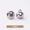 Botões Metálicos Redondos Bordados à Mão, Botões Estilo Chinês, Traje Tang, Hanfu, Cheongsam Estilo Antigo, Botões Bordados à Mão, Jinda