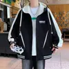 Nueva Chaqueta con Capucha para Otoño/Invierno 2026 para Hombres, Adolescentes y Estudiantes, Chaqueta de Béisbol Gruesa Casual Deportiva para Jóvenes