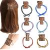 Estilo Coreano Sencillo Dorado Letra Adorno para el Cabello Anillo para el Cabello Cuerda para el Cabello Cuerda para el Cabello AliExpress Accesorios para el Cabello Duraderos Banda de Goma Dibujos Animados Creativo Cabello