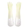 Luvas de limpeza doméstica à prova d'água, luvas de látex para limpeza de cozinha, luvas de lavagem de louças domésticas, luvas de borracha resistentes ao desgaste