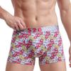 2024 nueva ropa interior tipo bóxer de algodón con estampado para hombre, estilo chino, transpirable, de cuatro esquinas, de moda, para hombre, una generación de cabello