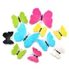 Mariposa de simulación de plástico al por mayor manualidades de resina pegatinas de pared de mariposa pegatinas de mariposa de simulación de PVC mariposa decorativa