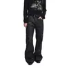 Marca de Tendencia Americana Diseño Desestructurado Jeans para Hombre 2026 Nuevos Holgados Versátiles Adelgazantes Pierna Recta Pantalones Largos Ropa para Hombre