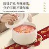 2026 Mantel Rojo Nuevo Impermeable y a Prueba de Aceite Mantel que No se Lava Decoración de Año Nuevo Atmósfera Festival de Primavera Mantel para Mesa de Café