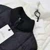 Chamarra ligera de plumón Mengjia con cordón y patchwork de punto, chamarra de plumón para mujer, prenda exterior, top, ropa para mujer