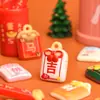 Yqt Mini Acessórios de Resina DIY de Paz e Bênção Corrente de Celular Chaveiro Pingente de Bolsa Decoração
