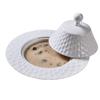 Nuevo estilo nórdico vajilla blanca pura simple moderna Plato tazón alto grado relieve comercial cerámica vajilla traje