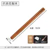 Rodillo de palisandro brasileño, madera maciza, para hacer masa de dumplings, disponible en tamaños pequeño y grande para uso doméstico