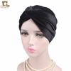 Nuevo Sombrero Turbante Elástico de Terciopelo Sombrero Cruzado Retorcido Sombrero de Quimioterapia Ebaytjm-263 Disponible en Múltiples Colores