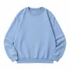 Sudadera con Cuello Redondo de Algodón Loopback de 380g, Marca de Moda Transfronteriza, para Hombres y Mujeres, Color Sólido, Corte Holgado, Hombros Caídos, con Felpa Interior, Top de Manga Larga Otoño/Invierno