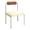 Cafetería estilo crema, tienda de té de leche, pastelería, mesas y sillas casuales, mesa cuadrada retro moderna para uso comercial