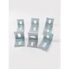 Soporte de Ángulo Galvanizado 90 Grados Pieza de Fijación de Ángulo Recto Conector de Hierro Angular en Forma de L Soldado 30/40/50 Parte de Colgado en Seco para Mármol