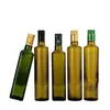 Nueva botella de vidrio ámbar de 500 ml tipo prensa para aceite de oliva, aceite de nuez, aceite de perilla, botella de vidrio vacía para dispensar