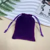 Bolsa de Veludo, Bolsa à Prova de Poeira para Joias, Bolsa de Armazenamento para Joias e Colares, Bolsa com Cordão para Embalagem de Presente e Lembrança