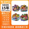 Imanes para Refrigerador Personalizados Procesamiento OEM Material PVC Ecológico Atracciones de Ciudad Souvenir Turístico Juguetes Magnéticos de Dibujos Animados 3D