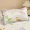 Funda de almohada de seda helada de verano Paquete individual para siesta de jardín de infancia infantil Funda interior para núcleo de almohada de ratán helado 30X50Cm
