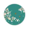 Alfombrilla de Ratón Redonda Estilo Clásico, Salvamanteles Pequeño Estilo Chino, Posavasos Antideslizante, Pinza para Ollas Mediana Aislante de Cocina