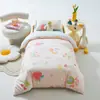 Juego de ropa de cama 100% algodón para jardín de infantes, funda de edredón de tres piezas, juego de seis piezas de algodón puro para niños, juego especial de siete piezas para bebés que ingresan al jardín de infantes