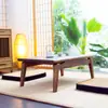 Mesa de Centro Tatami de Madeira Maciça Pura, Mesa para Bay Window de Olmo Velho, Mesa Simples para Varanda, Mesa Baixa Kang, Mesa Pequena, Mesa de Centro Baixa para B&B