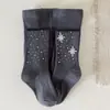 2026 Algodão Penteado Outono Novo Meninas Meia-calça Céu Estrelado Leggings Bebê Estrela Hexagonal