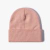 Gorro de Punto Acrílico de Color Sólido con Puño para Hombre y Mujer, Engrosado para Calidez, Cortavientos, Protección para los Oídos, Gorro Casual de Lana con Forma de Cúpula para Exteriores