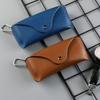 Estuche para Gafas de Sol Hecho a Mano E88 para Mujer, Estuche Rojo para Gafas de Sol de Estudiante, Ligero y Portátil para Guardar Gafas para Miopía