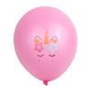 Globos de Látex de Unicornio Impresos a Color de 12 Pulgadas Transfronterizos Suministros para Decoración de Fiestas Temáticas de Boda y Cumpleaños
