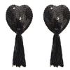 Mei lure Jia borla en forma de corazón lentejuelas pegatinas de leche sexy ropa interior accesorios tentación lágrimas pegatinas de pezón diversión al por mayor