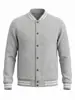 TK Comércio Exterior Outono/Inverno Gola Alta Americana Jaqueta de Baseball Calça Comprida Jaqueta Casual de Lã Fina Terno Esportivo Solto Masculino