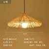 Abajur Criativo de Palha de Rattan Chapéu de Palha Retrô Restaurante Japonês Personalizado Restaurante de Hot Pot Arte em Rattan Pousada Sudeste Asiático Lustre de Bambu
