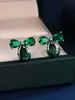 Pendientes de Lazo Super Brillantes Incrustados con Circonita de Lujo Ligero, Accesorios para Orejas de Circonita Versátiles y Elegantes, Pendientes para Viajar Exquisitamente Diseñados