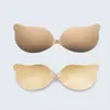 Orejas de Gato Brillantes Cepilladas a Mano Parche de Seno Mango Soporte de Seno Push-Up Transpirable Invisible Sin Tirantes Lencería de Boda para Mujer Parche para el Seno