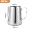 Acero inoxidable 304 transfronterizo taza de flor para el hogar tirador de flor de café olla de leche de boca puntiaguda cilindro de flor taza de burbuja de leche fabricantes