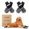 Explosiones transfronterizas Calcetines para mascotas Cubrepies Calcetines para gato perro Calzado impermeable antideslizante para exteriores Perro grande y pequeño Zapatos para perro