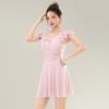Traje de baño de una pieza para mujer, novedad de 2025, estilo princesa, falda pequeña, fresca y sexy, para playa, aguas termales, venta al por mayor