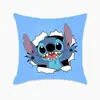 Almofada Criativa da Série Cartoon Stitch, Capa de Almofada Fofa para Casa, Quarto, Sala de Estar, Capa de Almofada de Encosto Ultramacia
