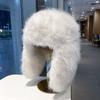 Mink Imitação de alta qualidade Extra Grande Espessado Chapéu Mao Lei Feng Feminino Nordeste Inverno Quente Proteção de Orelha Gorro de Topo para Esqui