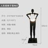 Americano criativo corpo humano estátua luminária de chão Zhongshan fábrica iluminação moderno e minimalista hotel lobby sala de estar lâmpada
