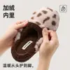 Novas pantufas quentes, grossas e peludas de outono e inverno para mulheres, para uso interno em casa, pantufas de algodão com sola macia antiderrapante, estilo casal