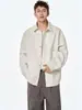 2025 Nova Jaqueta Camisa de Manga Longa Workwear Masculina Primavera Solta Casual Marca Tendência de Alto Padrão Jaqueta Camisa Versátil