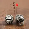 Botão cheongsam estilo étnico Hanfu botão decorativo vintage nó chinês fivela de conta de metal pulseira contas liga contas soltas