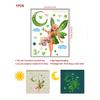 Adesivo Verde Pequeno para Interruptor que Brilha no Escuro Adesivo de PVC Afg3610 Autoadesivo Transfronteiriço Adesivo de Parede Decorativo Personalizado Atacado