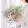 Ramo de novia artificial estrellado para boda, ramo individual de plástico con tacto de PU, decoración para el hogar, flor falsa