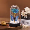 Flor Eterna Cubierta de Cristal, Rosa Brillante y Adorno de Mariposa, Regalo de San Valentín, Decoración Creativa para el Hogar, Adorno Dulce
