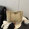 Bolso de Mano Grande y Lindo para el Trabajo, Bolso de Hombro para Mujer 2026 Verano Nuevo Bolso Tote con Bloques de Color Retro