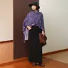 Outono e Inverno Coreano Nova Moda Gato Cachecol de Imitação de Caxemira Estilo Coreano Feminino Estampado Elegante Cachecol Quente Xale para Ar Condicionado